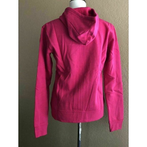 Asics Women's Pink Cotton Blend Zip Hoodie YT1487 Jacket Size XS S - Picture 14 of 16